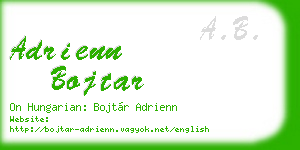 adrienn bojtar business card