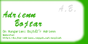 adrienn bojtar business card